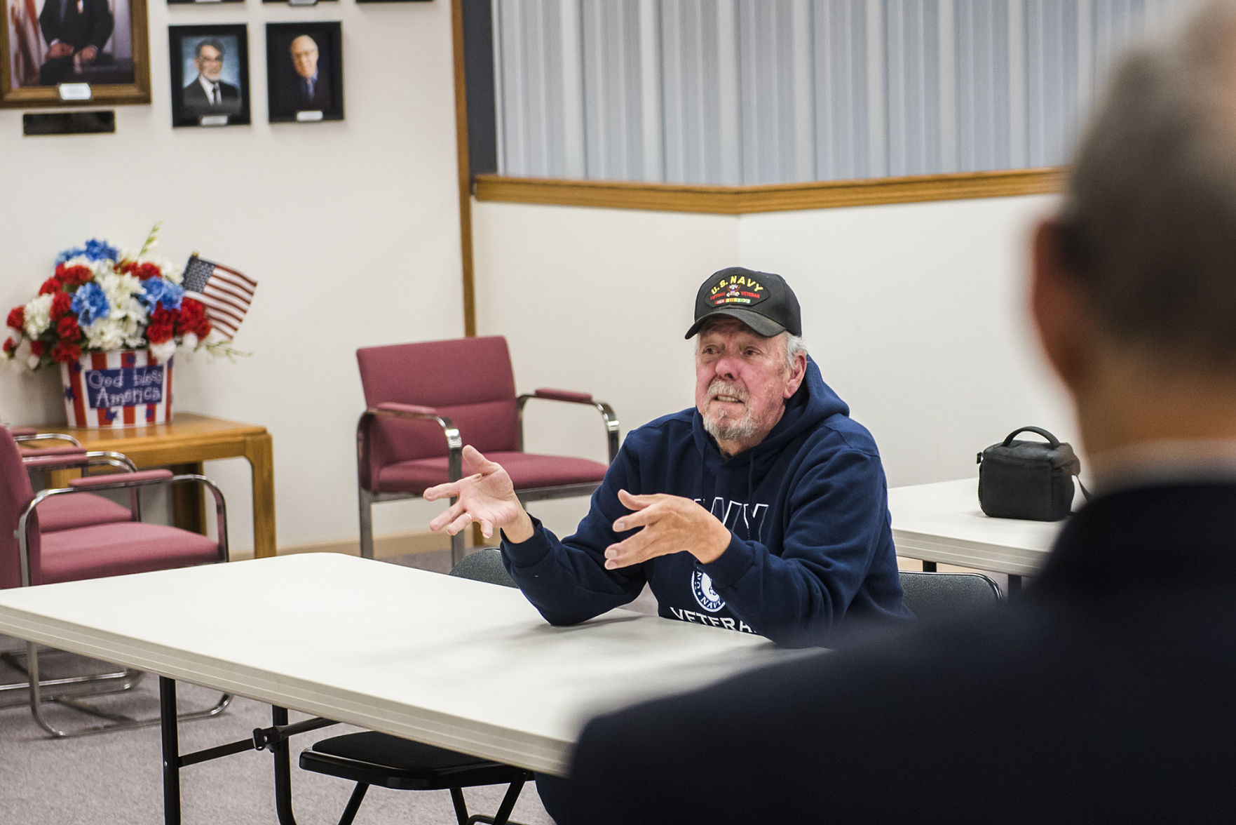 Jaime Herrera Beutler Speaks with Veterans in Chehalis